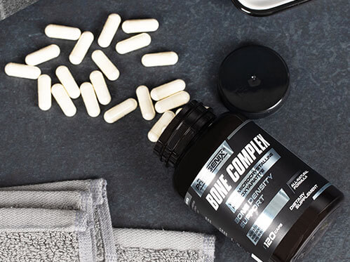 Close-up de cápsulas